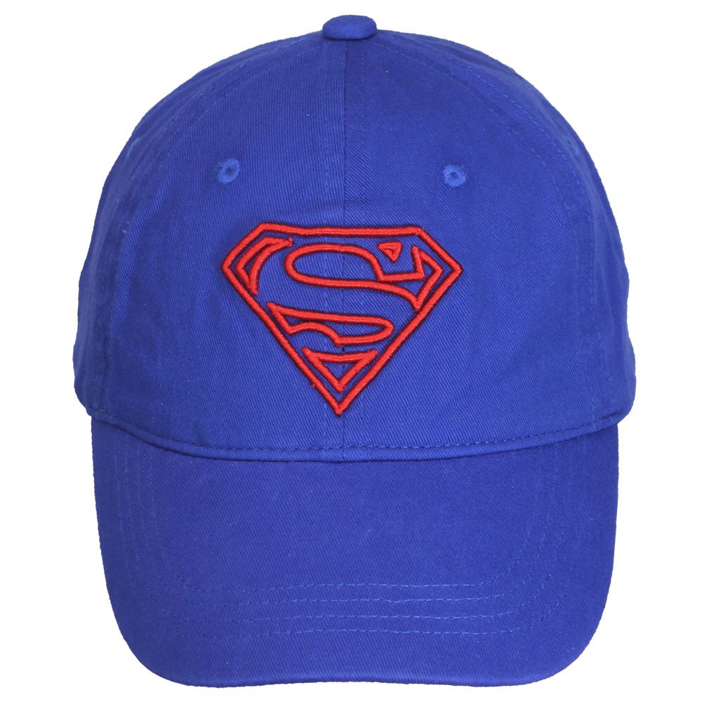 Superman Logo Baseball Cap Cap Blue