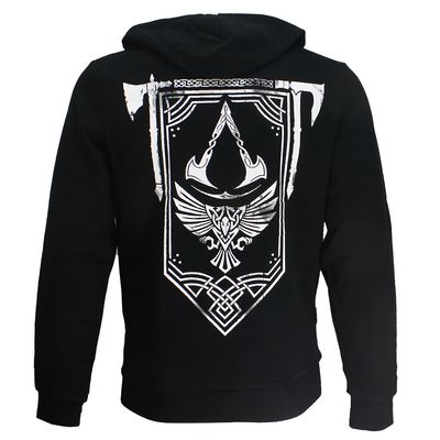 Assassin's Creed Valhalla Crest Banner Zipper Hoodie
