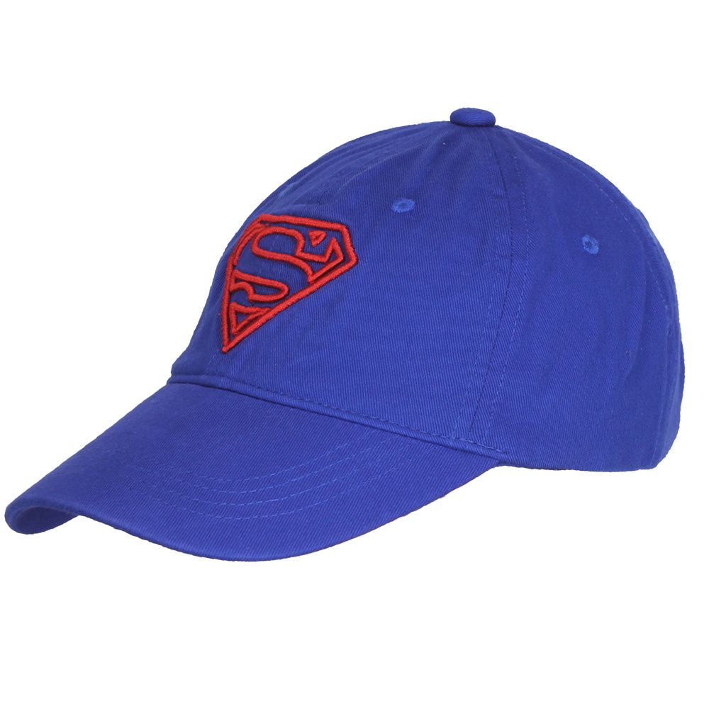 Superman Logo Baseball Kids Cap Cap Blue