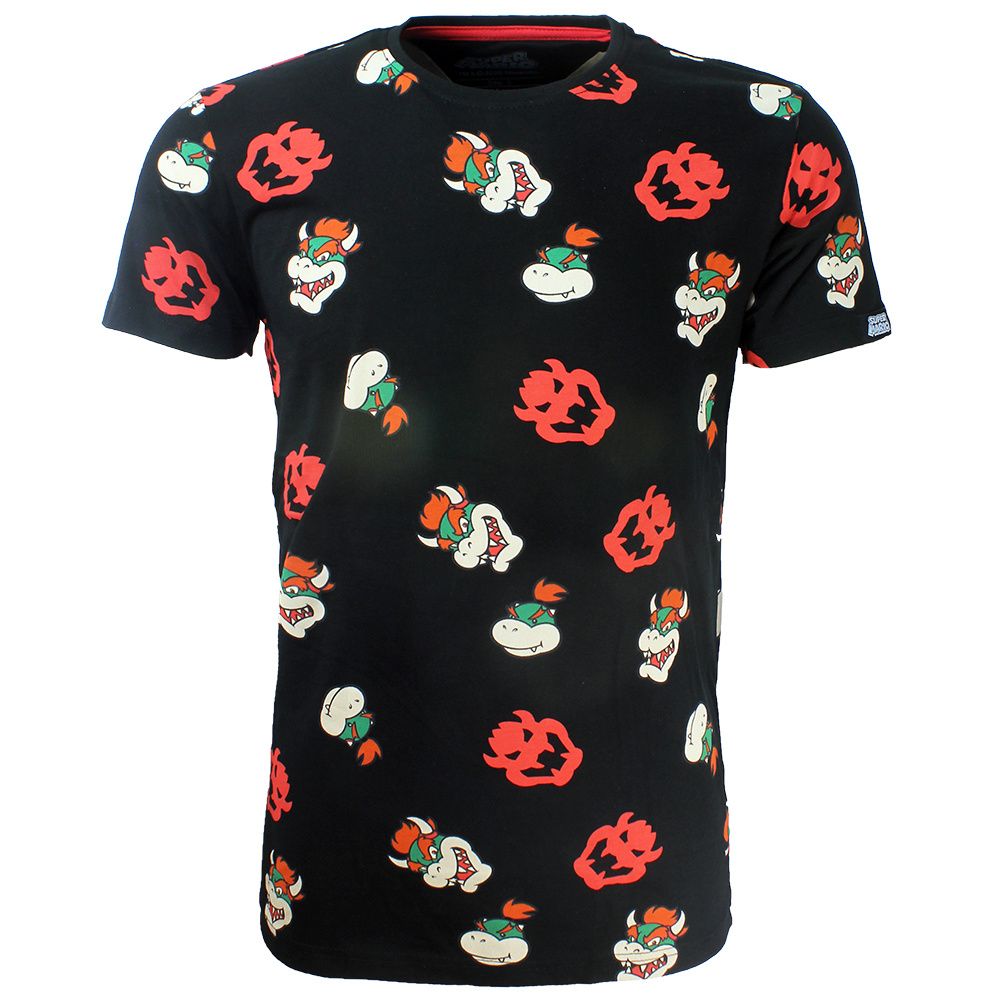 Nintendo Super Mario Bowser All Over Print T-Shirt