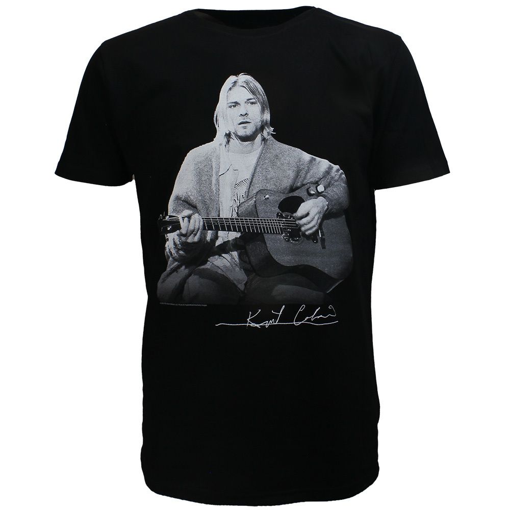 Kurt Cobain Live Guitar Photo T-Shirt