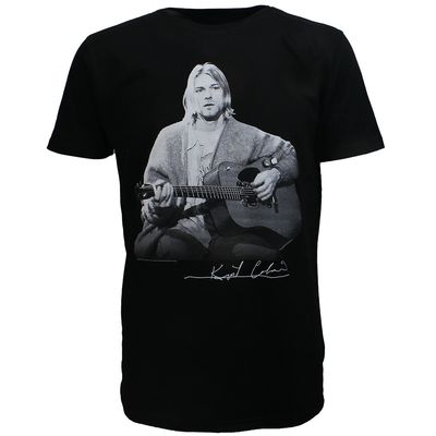 Kurt Cobain Live Guitar Photo T-Shirt