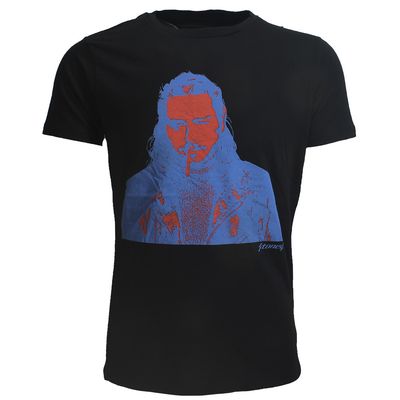 Post Malone Stoney Red Blue Photo T-Shirt
