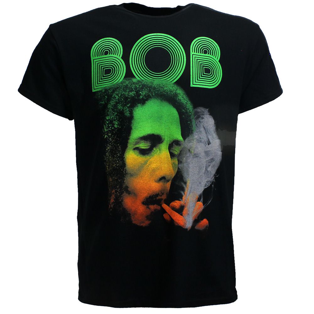 Bob Marley Smoking Da Herb T-Shirt