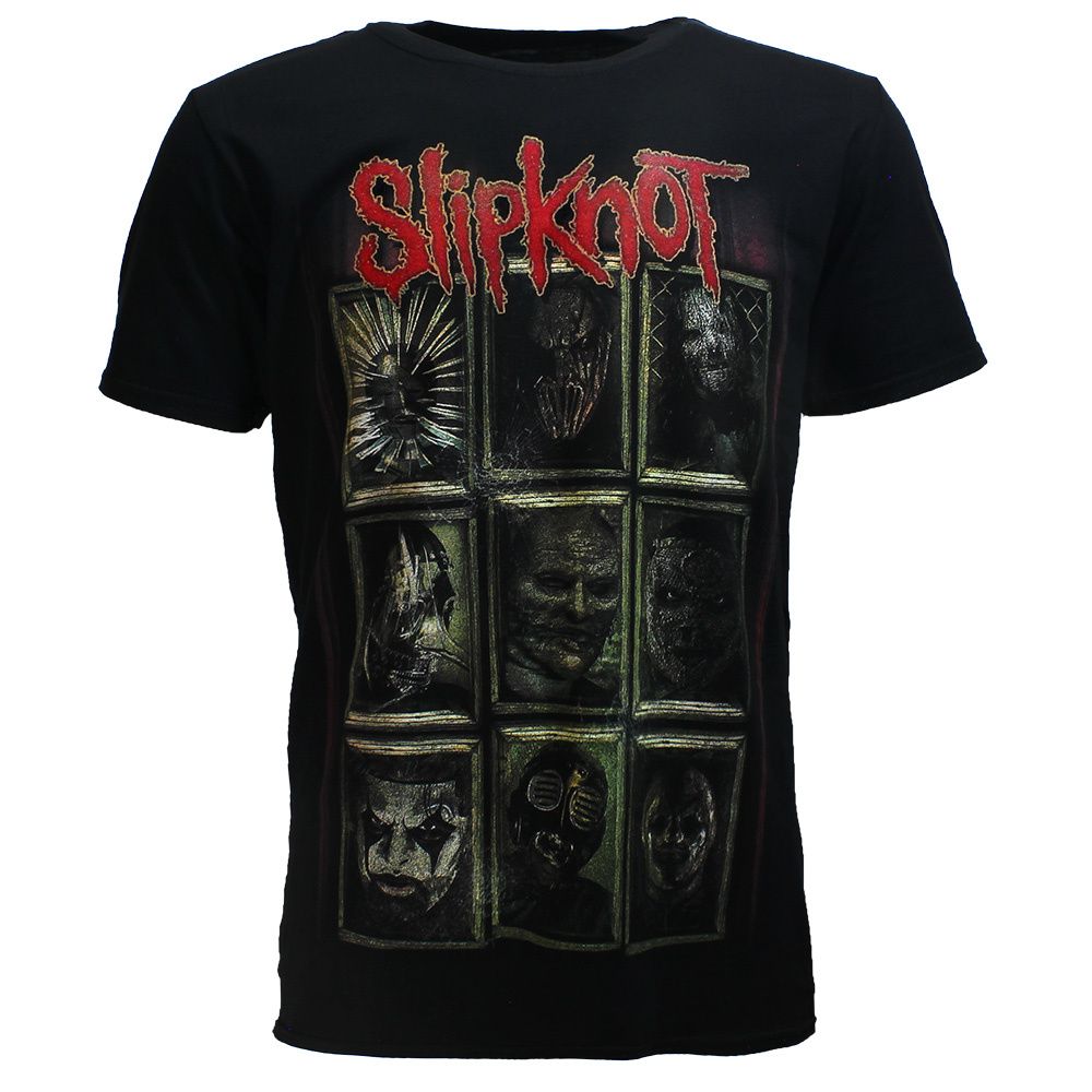 Slipknot New Masks Official Band T-Shirt