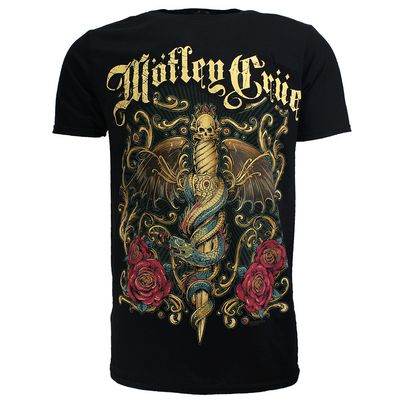 Mötley Crüe Exquisite Dagger T-Shirt