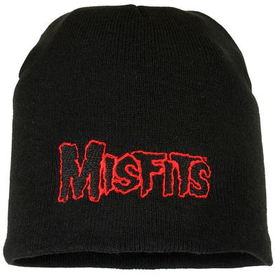 Misfits Red Band Logo Beanie Hat