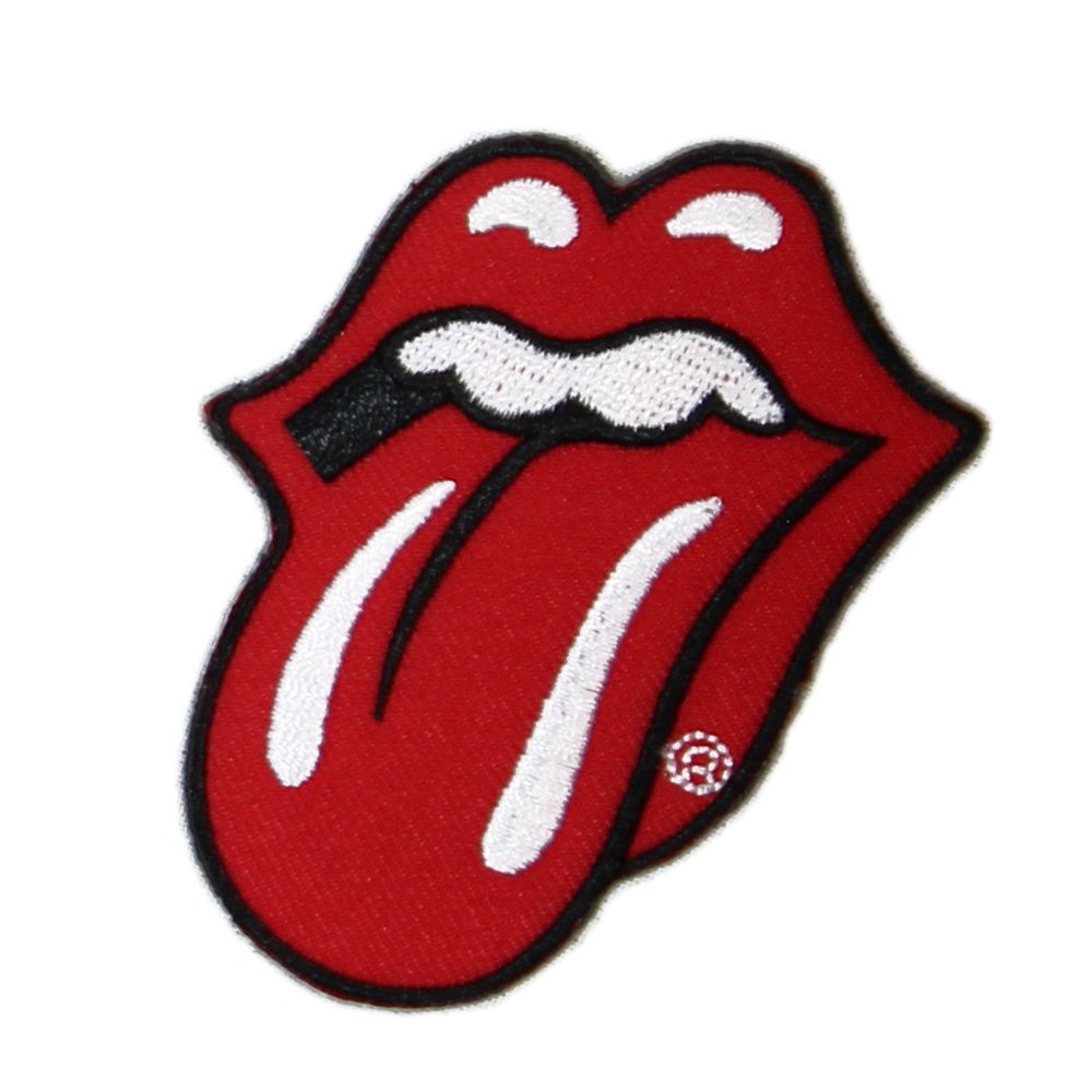 The Rolling Stones Tongue and Lips Patch Red