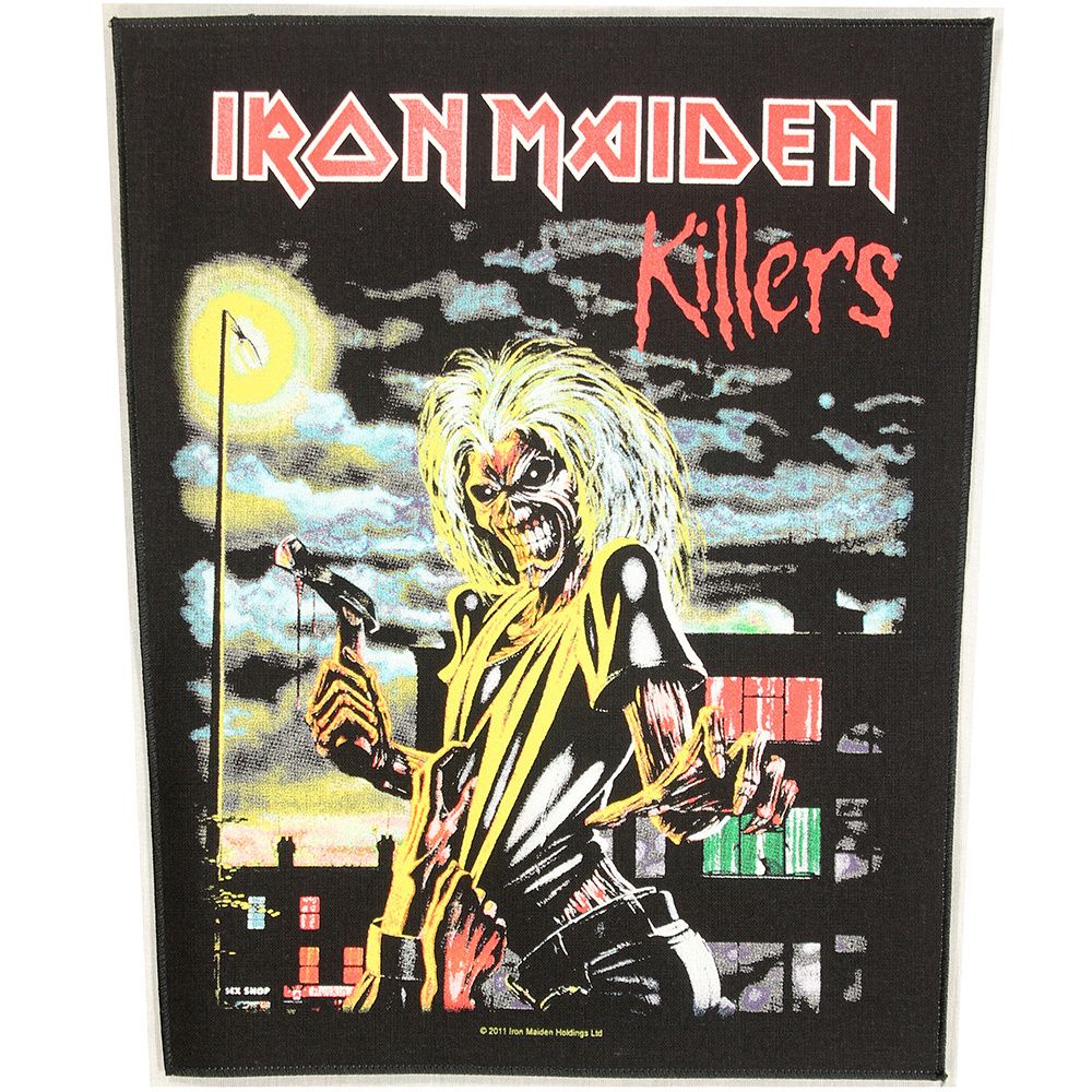 Iron Maiden Killers Design Large Backpatch