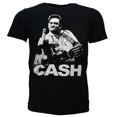 Johnny Cash Middle Finger T-Shirt