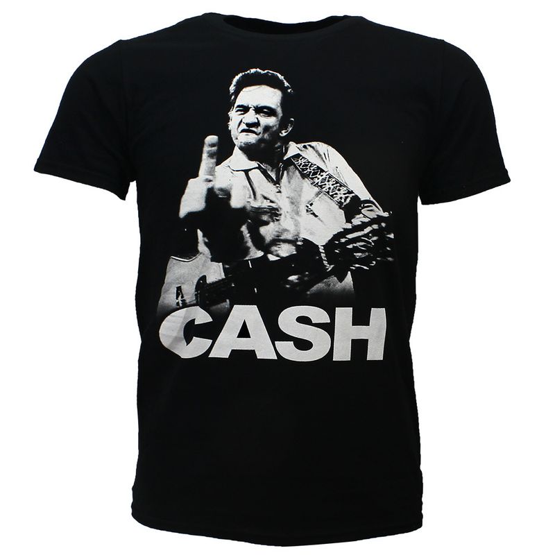 Johnny Cash Middle Finger T-Shirt