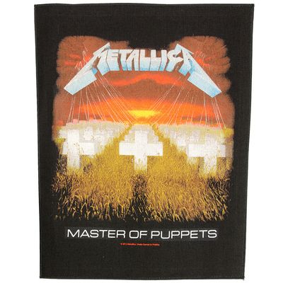 Metallica Master Of Puppets Design Large Backpatch