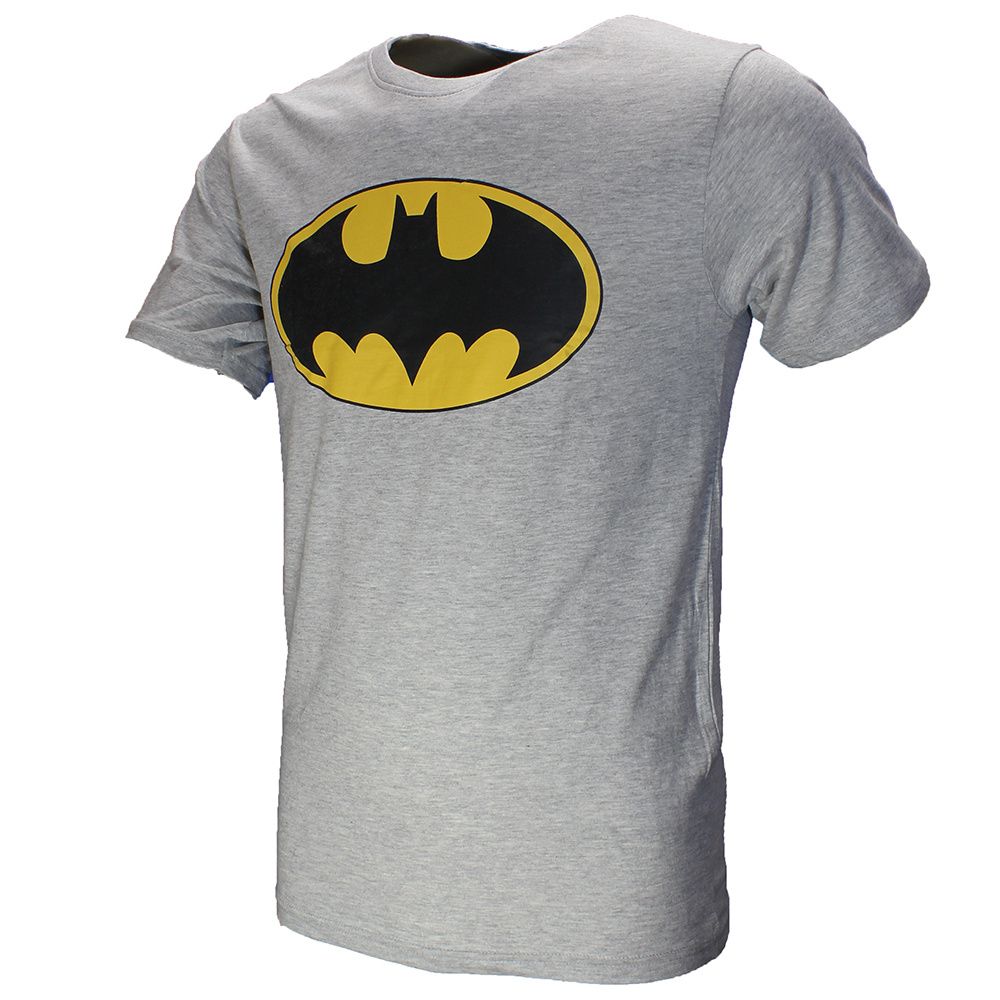 Batman Classic Logo T-Shirt Kids Grey