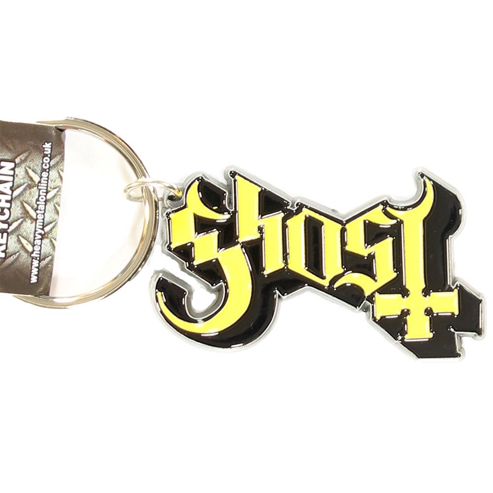 Ghost Metal Die Cast Relief Logo Keychain
