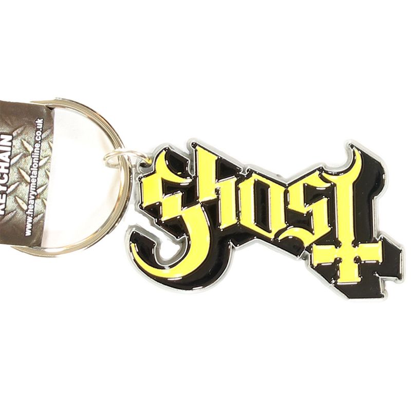 Ghost Metal Die Cast Relief Logo Keychain