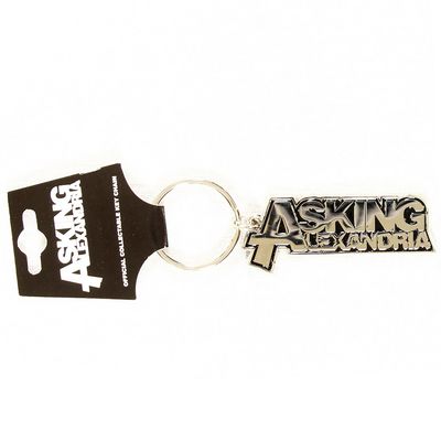 Asking Alexandria Metal Logo Keychain