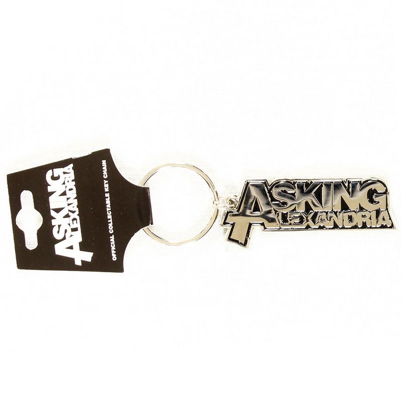 Asking Alexandria Metal Logo Keychain