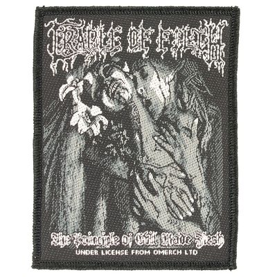 Cradle Of Filth Principle of Evil Made Flesh Logo Standard Woven Patch Emblem