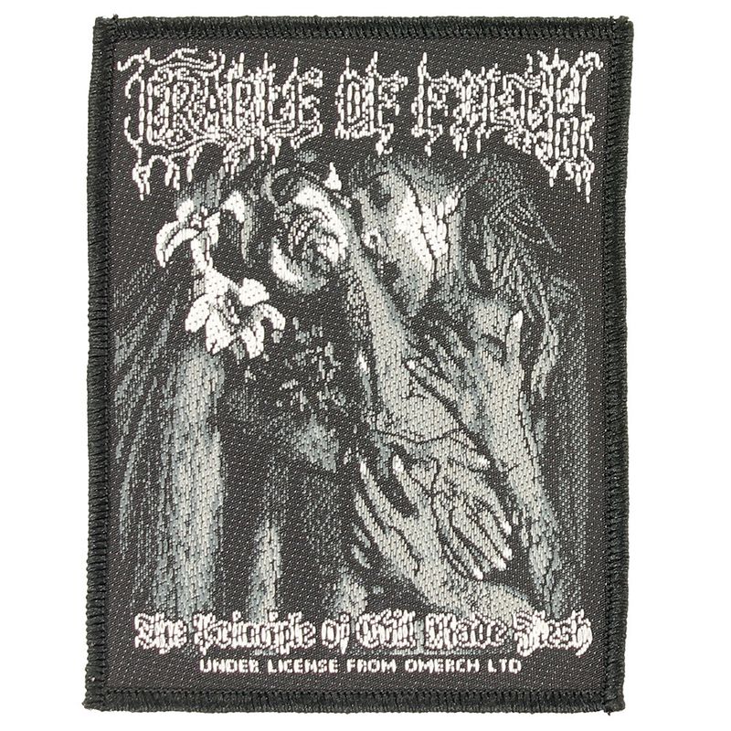 Cradle Of Filth Principle of Evil Made Flesh Logo Standard Woven Patch Emblem