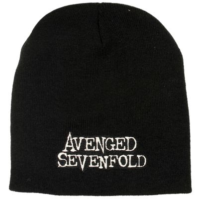 Avenged Sevenfold A7X Logo Beanie Hat Black