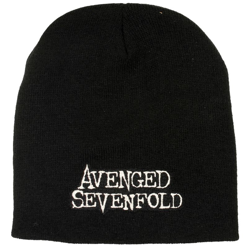 Avenged Sevenfold A7X Logo Beanie Hat Black