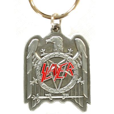 Slayer Metal Enamel Fill-In Logo Keychain