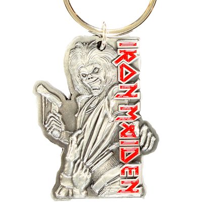 Iron Maiden Killers Metal Enamel Fill-In Logo Keychain