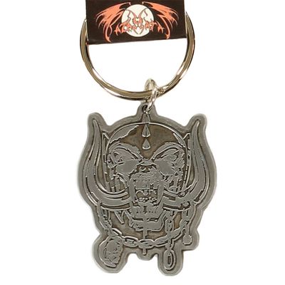 Motorhead War Pig Metal Die Cast Relief Logo Keychain