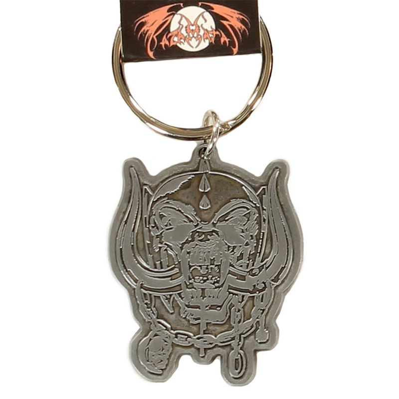 Motorhead War Pig Metal Die Cast Relief Logo Keychain