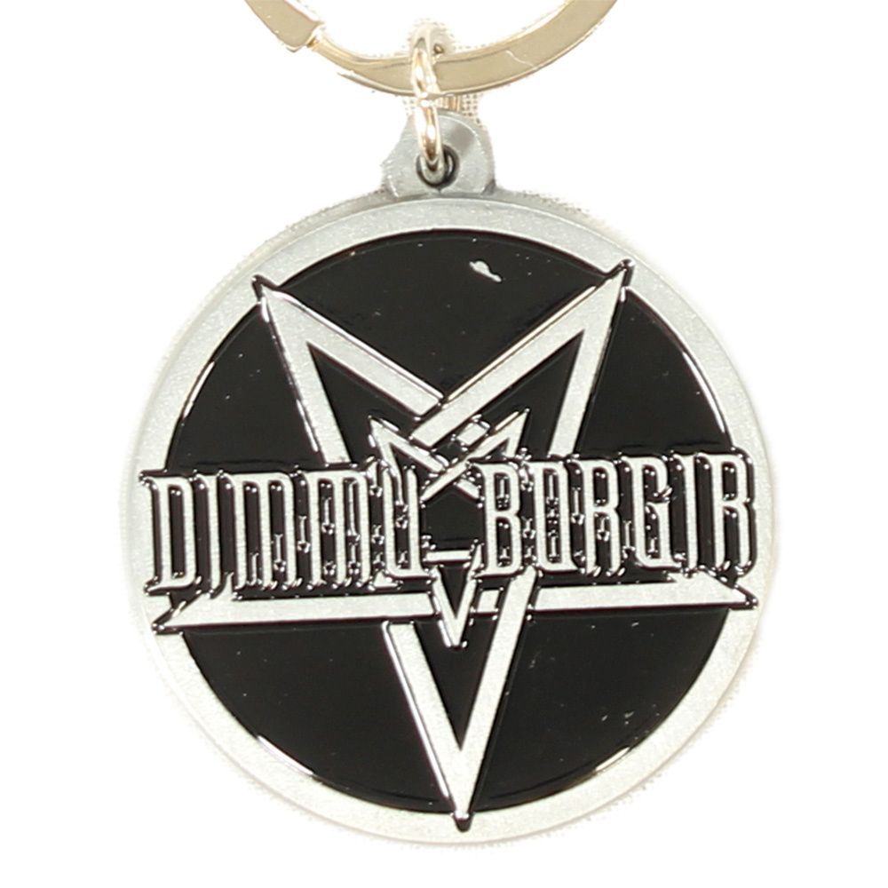 Dimmu Borgir Pentagram Metalen Die Cast Relief Logo Keychain
