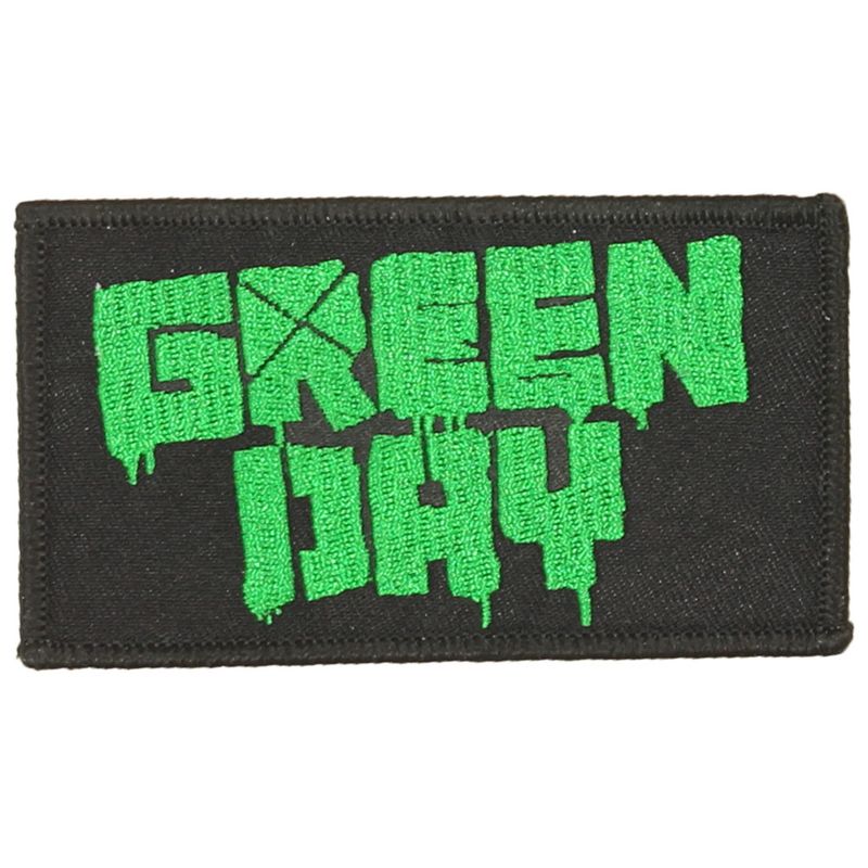 Green Day Classic Logo Standard Embroidered Patch Emblem