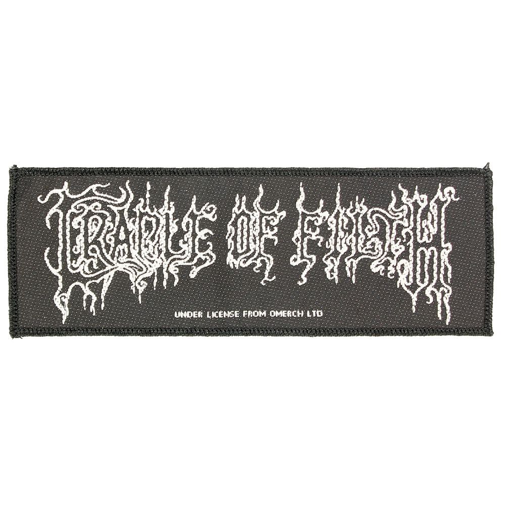 Cradle Of Filth Classic Logo Standard Woven Patch Emblem