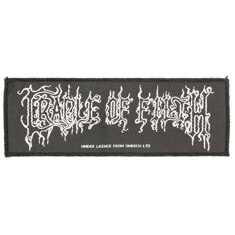 Cradle Of Filth Classic Logo Standard Woven Patch Emblem