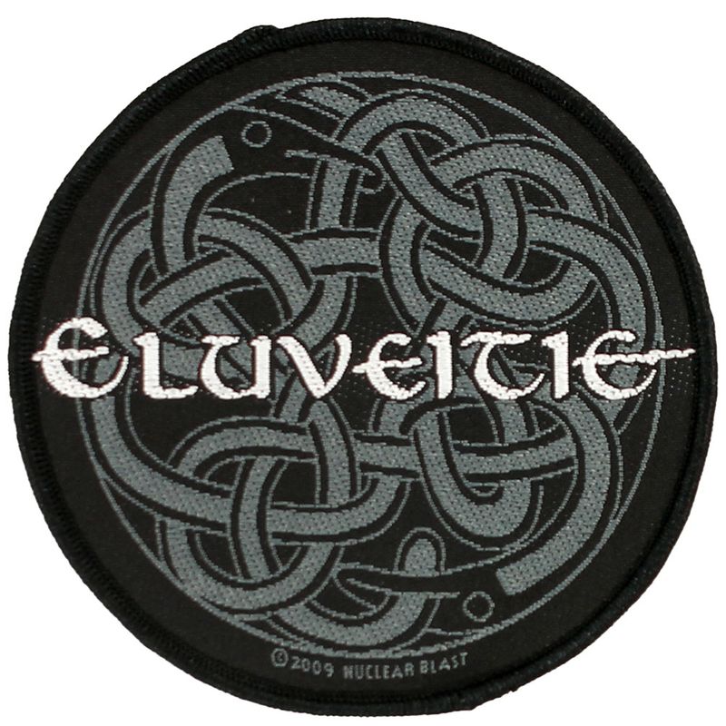 Eluveitie Celtic Knot Logo Standard Woven Patch Emblem