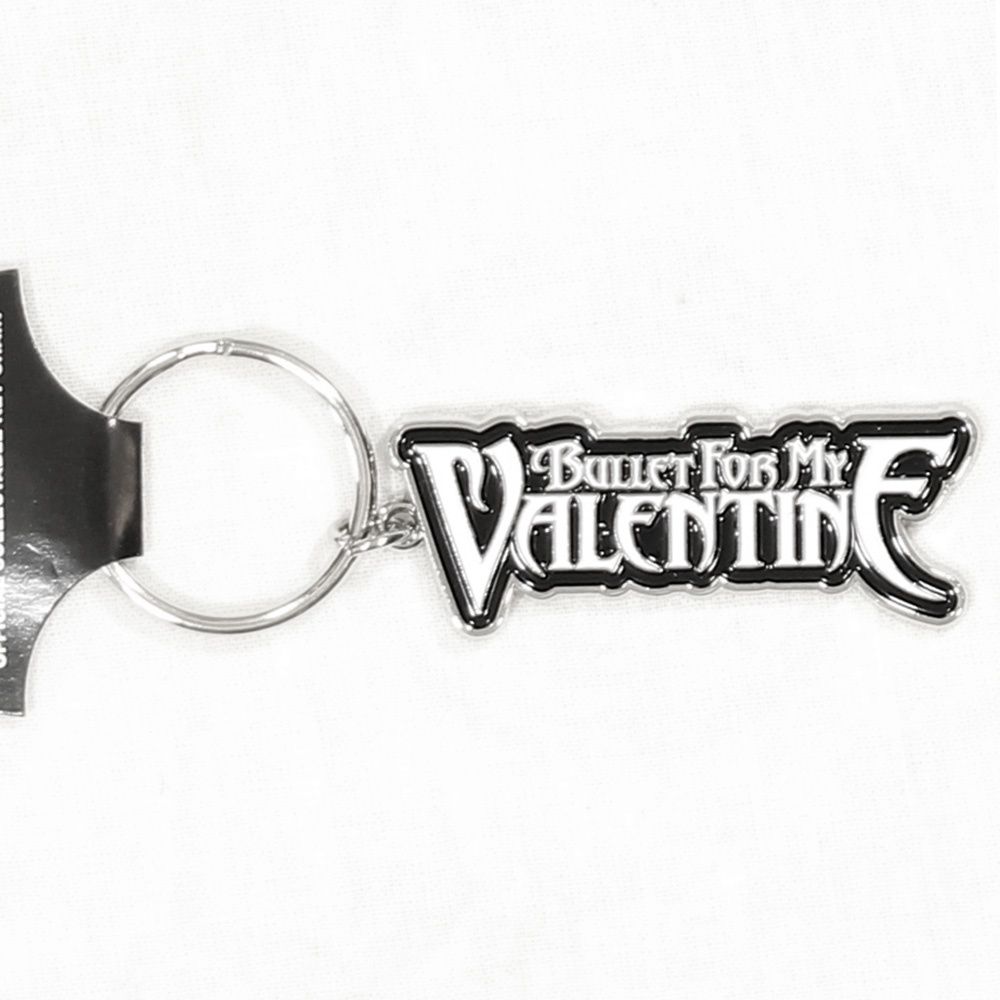 Bullet For My Valentine Metal Logo Keychain