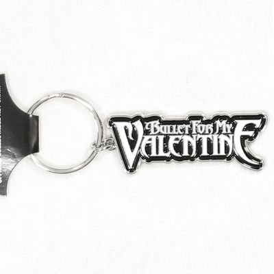 Bullet For My Valentine Metal Logo Keychain