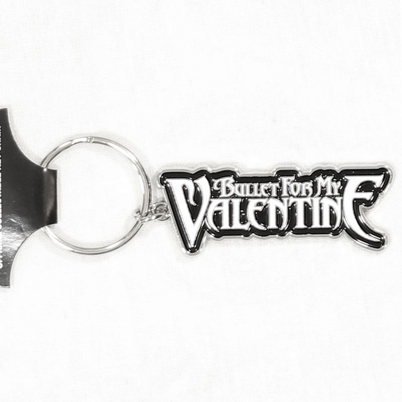Bullet For My Valentine Metal Logo Keychain