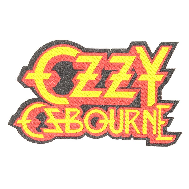 Ozzy Osbourne Cut Out Logo Standard Woven Patch Emblem