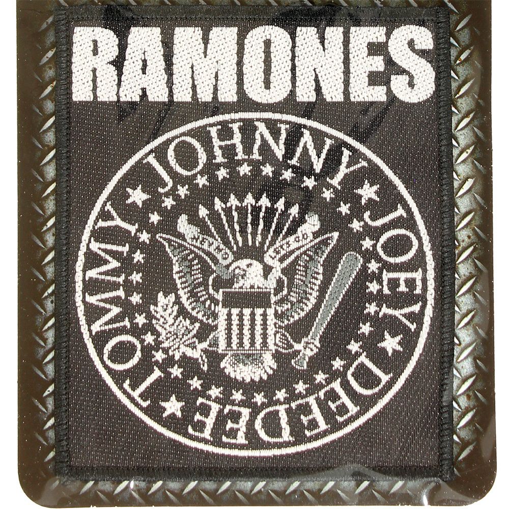 Ramones Classic Seal Logo Standard Woven Patch Emblem