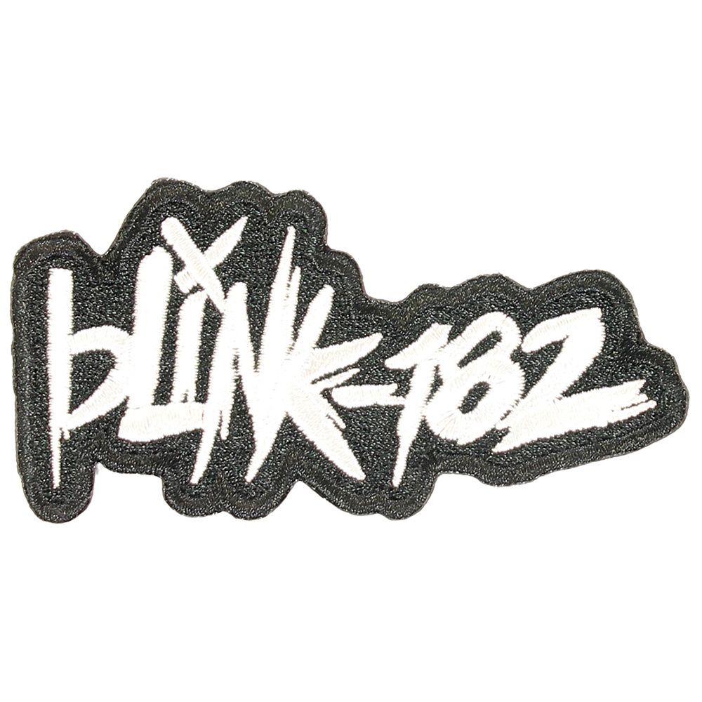 Blink-182 Scratch Logo Standard Embroidered Patch Emblem