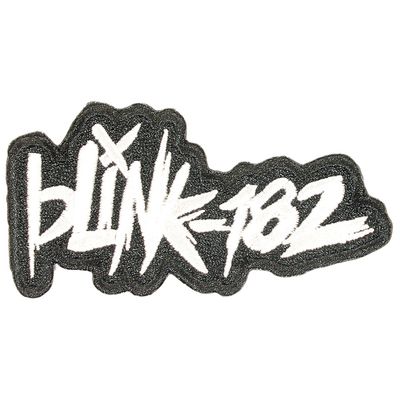 Blink-182 Scratch Logo Standard Embroidered Patch Emblem