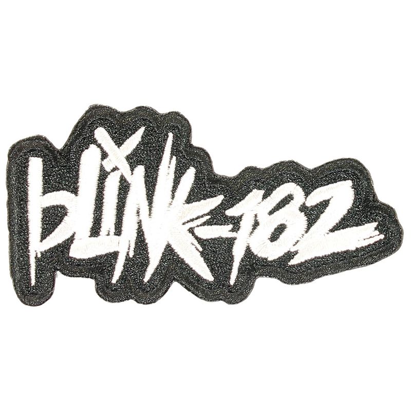 Blink-182 Scratch Logo Standard Embroidered Patch Emblem