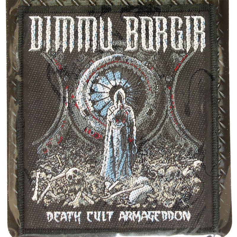 Dimmu Borgir Death Cult Armageddon Logo Standard Woven Patch Emblem