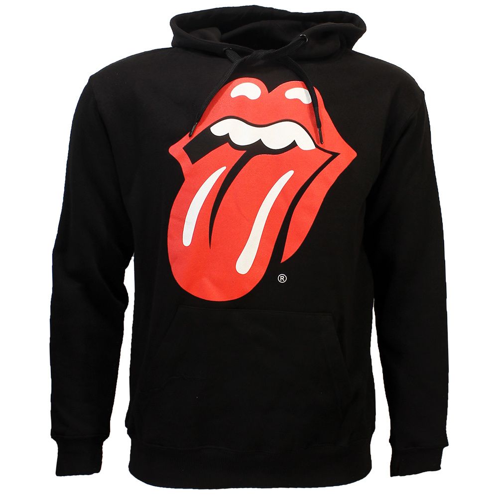 The Rolling Stones Tongue and Lips Logo Hoodie Pullover Sweater
