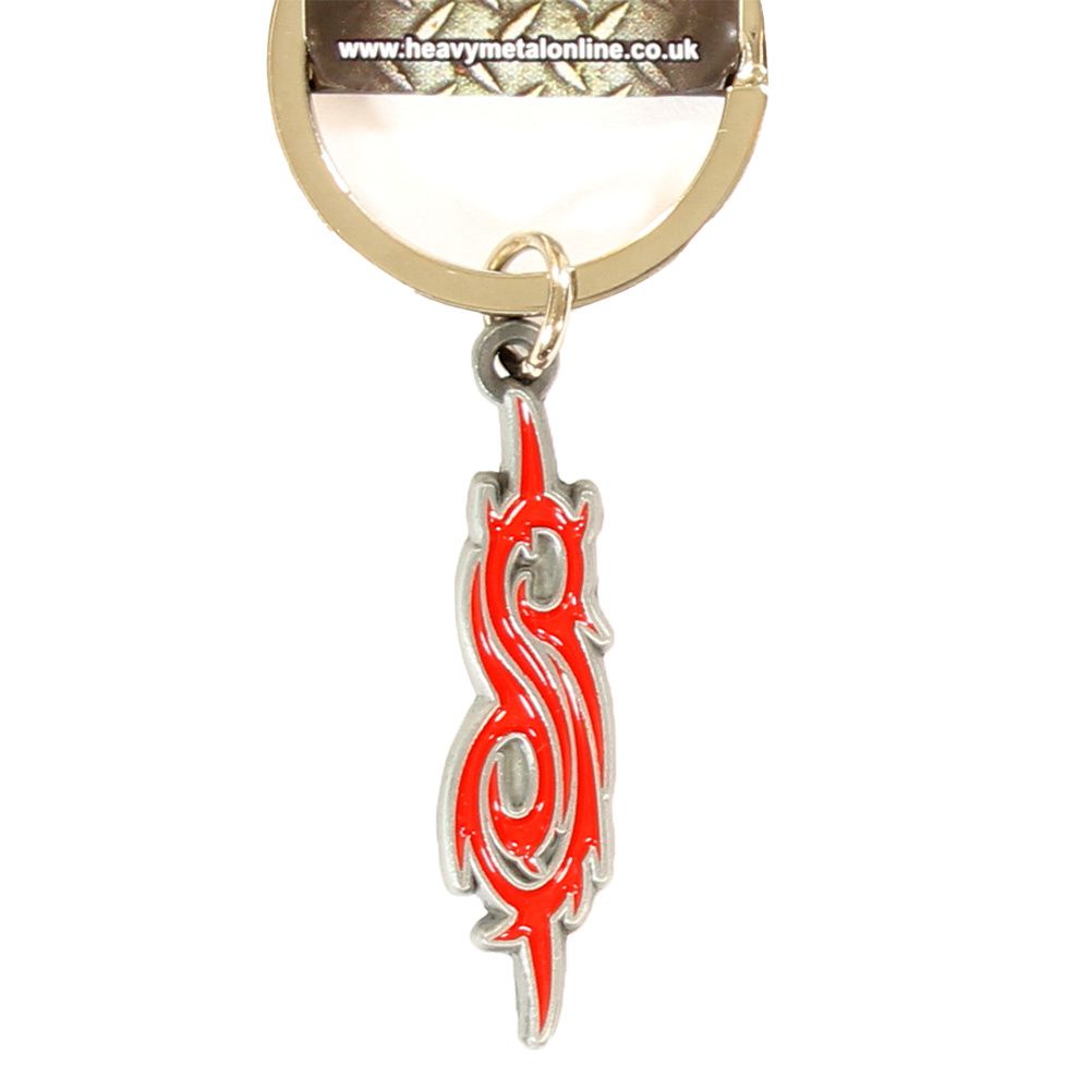 Slipknot Tribal S Metal Die Cast Relief Logo Keychain