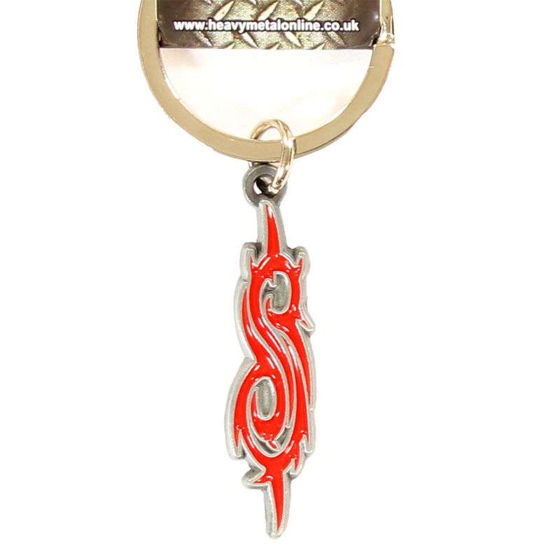 Slipknot Tribal S Metal Die Cast Relief Logo Keychain