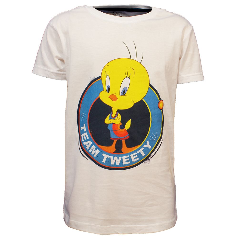 Looney Tunes Space Jam Tweety Kids T-Shirt White