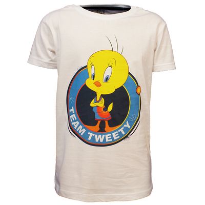 Looney Tunes Space Jam Tweety Kids T-Shirt White