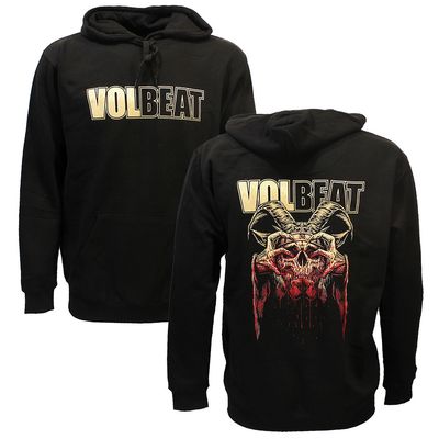 Volbeat Bleeding Crown Skull Backprint Hoodie Pullover Sweater