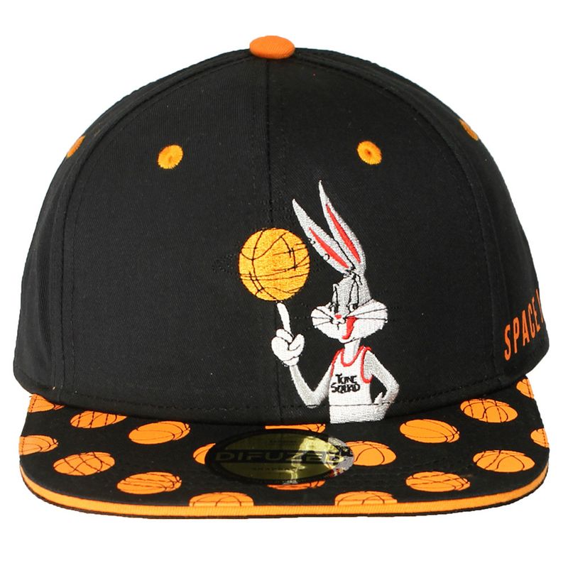 Looney Tunes Space jam Bugs Bunny Snapback Cap Black